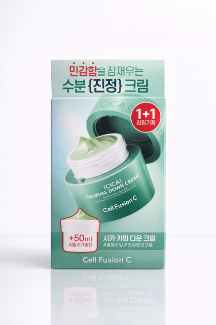 셀퓨전씨 포스트알파 시카카밍다운크림 1+1 기획세트, 2개, 50ml