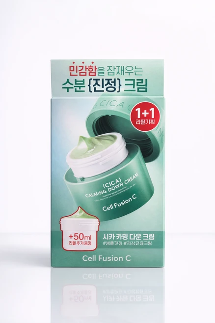 셀퓨전씨 포스트알파 시카카밍다운크림 1+1 기획세트, 2개, 50ml - 쿠팡