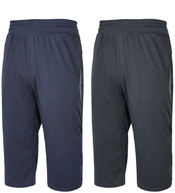 [이지바이] (1+1) 남성 7부 밴딩 반바지_대박난 쿨 하프 팬츠