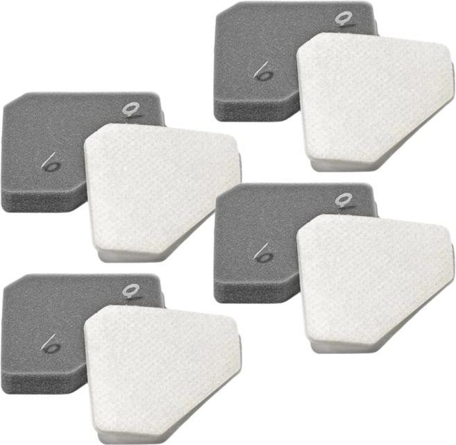 비브랜드 샤크 파워 클린 360 IW4271KRCP 무선 청소기 스펀지 필터, 4개, 스펀지필터