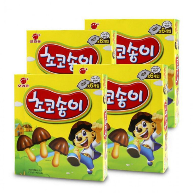 오리온 초코송이 6p입x4개, 1g, 1개