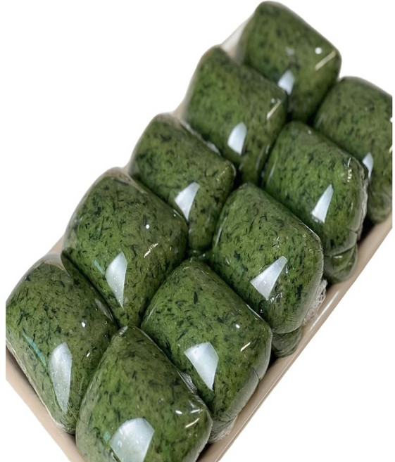 더떡집장가 당일생산 해풍 햇 쑥인절미 2kg 20덩이 (콩가루180g증정), 1박스