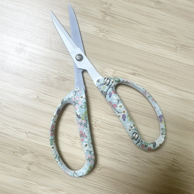 일제 치카마사 플로리스트 프리미엄 꽃꽂이 꽃가위 원예가위 민트플라워, 1개