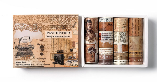 빈티지 마스킹 테이프 B 타입 세트 (Vintage masking tape B type set), 지난 역사, 1개