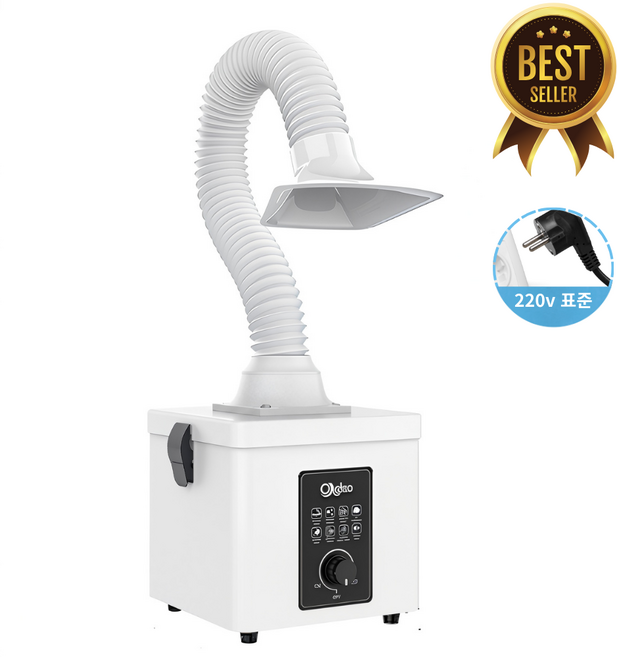 퓨어쉘터 국소배기장치 집진기 젤 네일 용접 제연기, 1개, 스탠다드(45W)