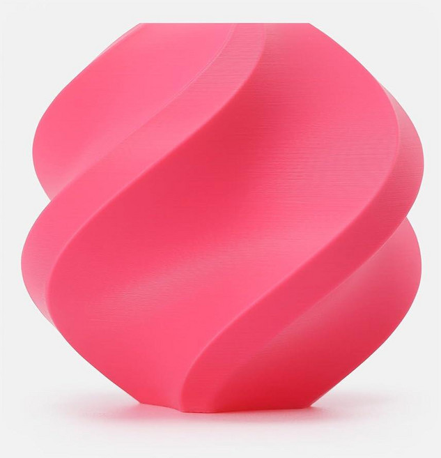 Bambu Lab PLA 기본 필라멘트 1.75mm 1kg 스풀 - PLA 3D 프린터 필라멘트 매끄러운 마감 낮은 뒤틀림 쉬운 인쇄 Bambu Lab 및 대부분의 FD, 핫핑크 (10204)