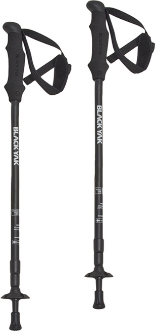 블랙야크 2개세트 3단SET스틱C_130 2BYSTX4902, BLACK, 2개