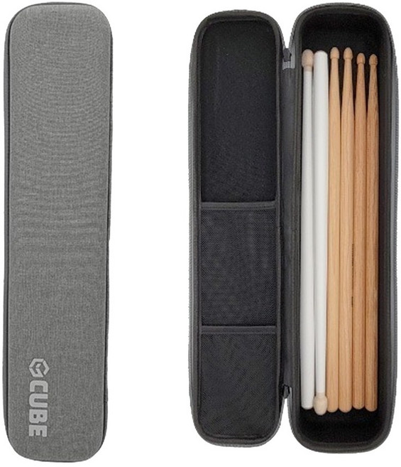 드럼 스틱 하드케이스 휴대용 가방, 1개