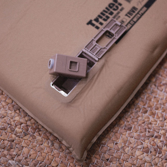 트루버 자충매트 캠핑 매트리스 에어 침대 차박 텐트 매트, 샌드