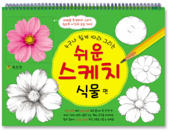 누구나 쉽게 따라 그리는쉬운 스케치: 식물편, 효리원