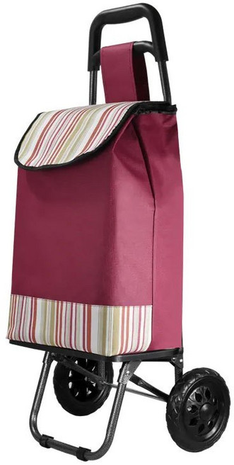 興雲網購 爬樓梯購物車 手拉車, 1個, 菜籃車-紅色