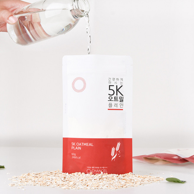 찬슬 식사대용 귀리쉐이커 슬림식단 5k오트밀 플레인, 60g, 15개