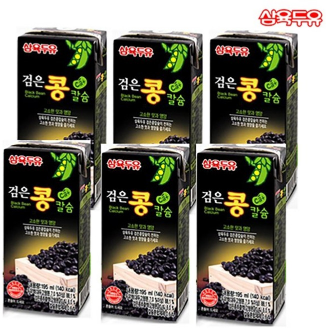 삼육두유 검은콩 칼슘, 190ml, 96개