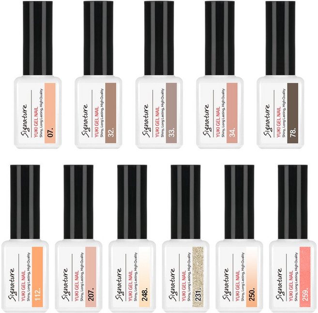 유키젤네일 시그니처 베이지&피치라인 컬러젤 모음 7g, 시그니처 007호 유니콘피치, 1개