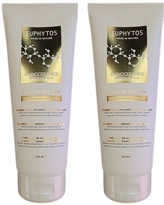NEW 유피토스 트리트먼트 아미노세라마이트 헤어팩 220ml X2, 2개 - 쿠팡