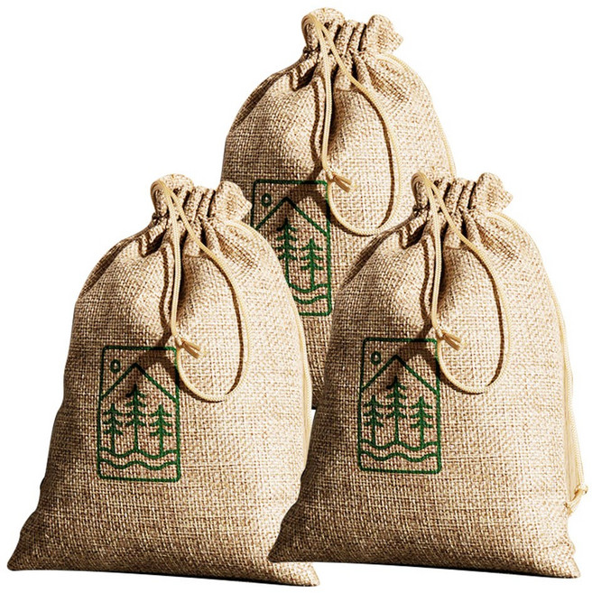 솔향 가득 편백잎 방향주머니 향낭 천연 방향 탈취, 3개, 250g