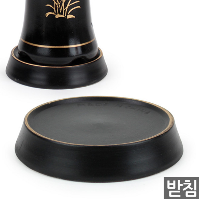 세인화분 세라믹 난화분 받침 - 화분받침 난분받침, 1개, 블랙