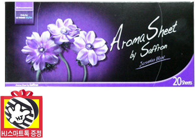 [LG전자 정품] 트롬 스타일러 전용 아로마시트 향기 시트 20장 엘지 자스민 블루 (HJ스마트톡 증정), 1개