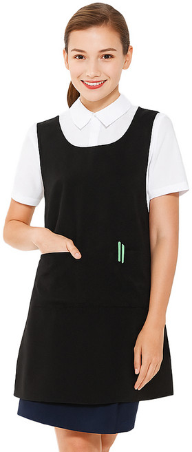 BMT 원피스 앞치마, 1개, 블랙