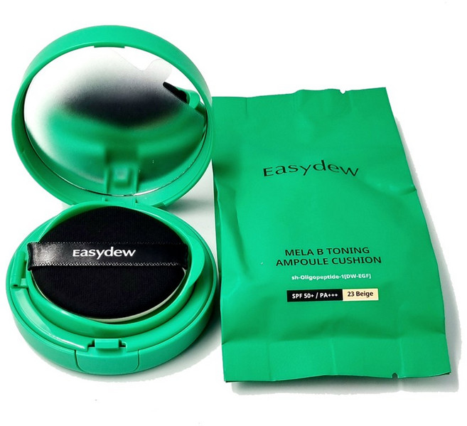 [한가인 PICK!] 이지듀 멜라 비 토닝 기미 앰플 쿠션, 21호 본품+리필, 1개