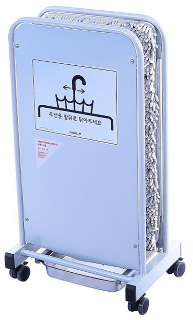 레인드롭 우산 빗물 제거기 털이개 우산털이 극세사매트 특수매트 제수기 건조기 물기제거기 탈수기, 레인드롭탭에스-실버, 1개