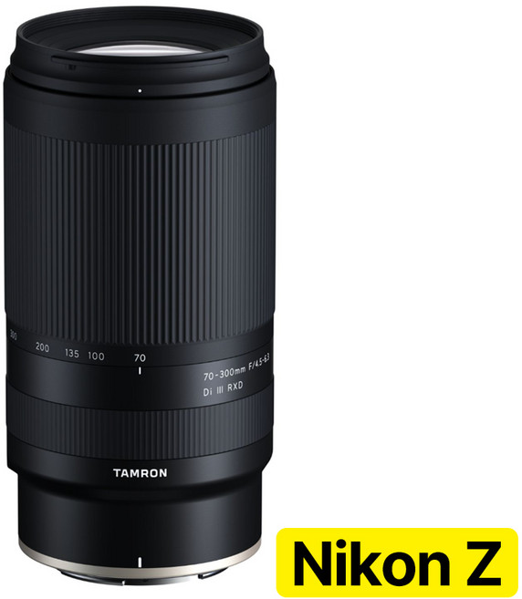 [보증기간 연장 이벤트] 탐론 70-300mm F/4.5-6.3 Di III RXD A047 니콘 Z마운트 렌즈