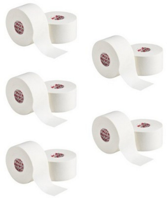 뮬러 어슬레틱 스포츠 테이핑 테이프 C테이프 M테이프 면테이프, 화이트, 10개