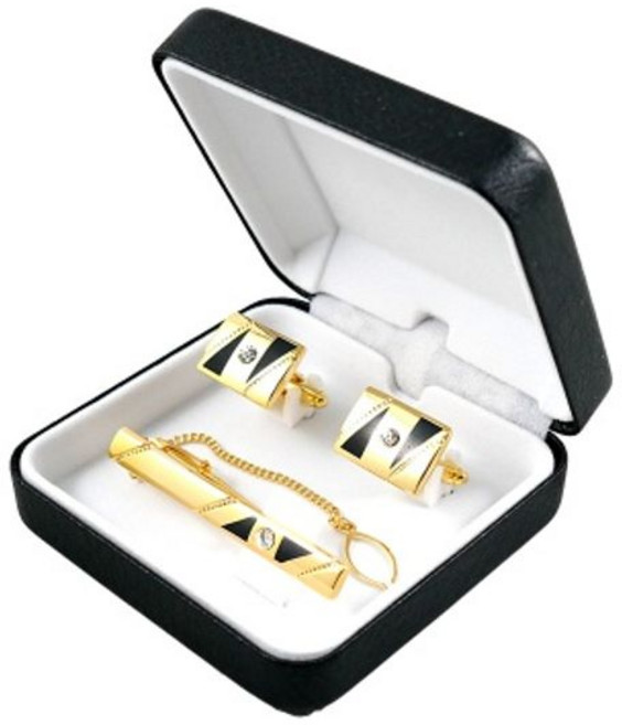 맨다 넥타이핀 커프스버튼 세트 TP-124