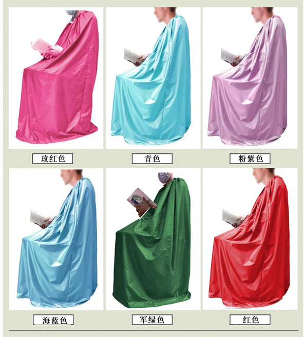 반신욕 가운 좌훈치마 쑥좌훈 찜질복 가정용 족욕 실내 보온 훈증기 핑크 소매형 찜질욕