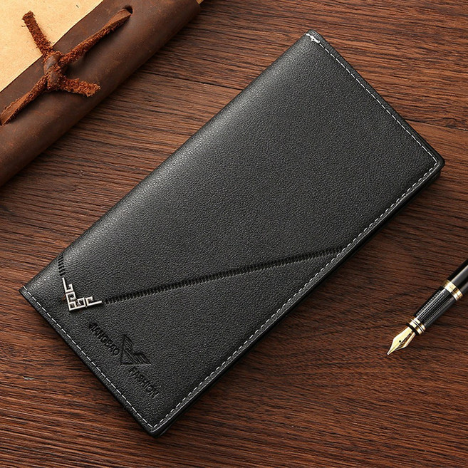 에코즈 남자 장지갑 슬림 지갑 남성용 고급 가죽지갑 선물가죽 심플 8011