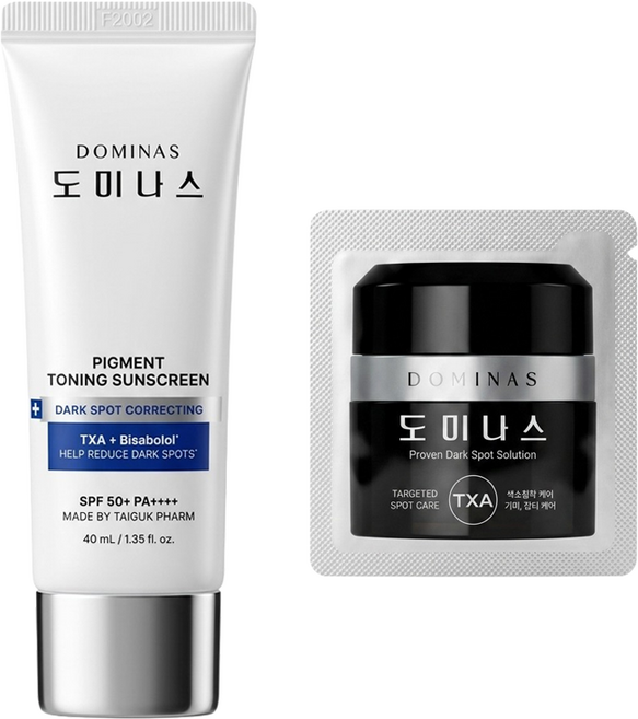 태극제약 도미나스 알파비사보롤 트라넥삼산 선크림 40ml+크림 체험분, 1개, 40ml