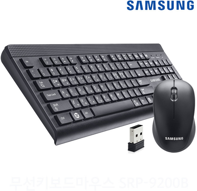 삼성전자 무선 키보드 마우스 세트, SRP-9400B, 혼합색상, 일반형