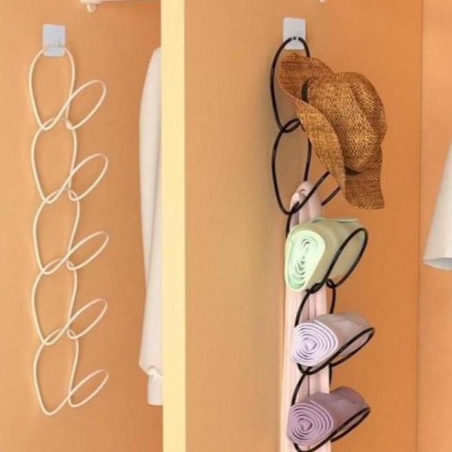 마벨인홈 생활편리 간편 모자걸이 가방 행거 후크, 그린, 1세트