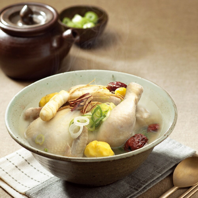 정다운 나홀로삼계탕 750g + 누룽지닭다리삼계탕 600g, 1세트, 1.35kg