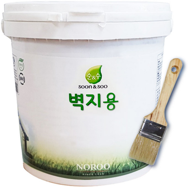 노루페인트 순앤수 2리터 벽지용 친환경 곰팡이방지, 퓨어화이트, 1개, 2L