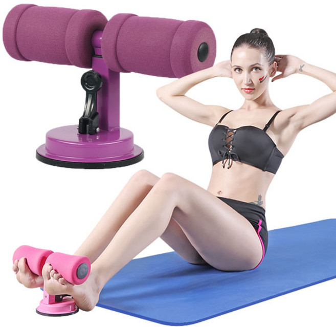 도매창고 싯업벤치 흡착식 윗몸일으키기 기구 복부 뱃살 복근운동 뱃살관리, 흡착식 윗몸일으키기 - 퍼플, 1개