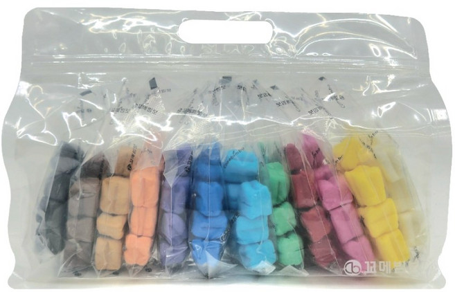 [꼬메빔보] #비누클레이 버블솝플레이 혼합(향기 무향), 향기12색혼합