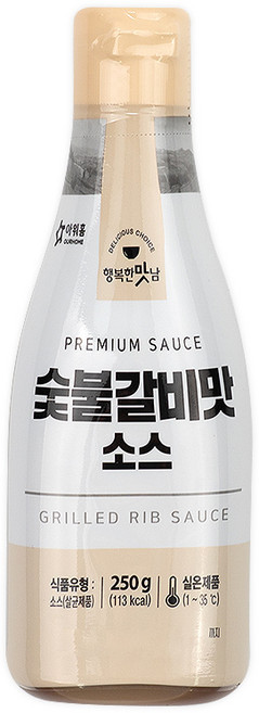 [치즈파티]숯불갈비맛 소스 250g, 1개