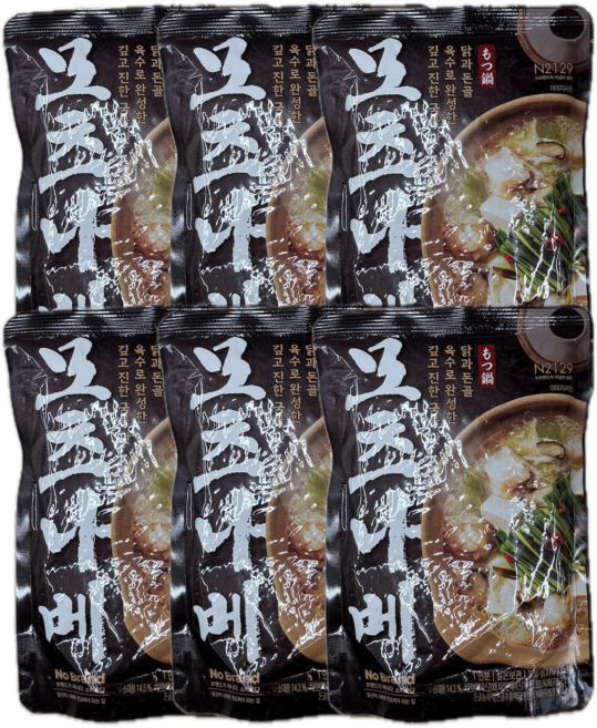 노브랜드 모츠나베, 6개, 350g