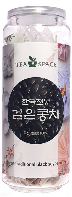 [티스페이스] 순수 한국 전통차 프리미엄 검은콩차 15티백 25티백 순수 국산 원료 100%, 1.3g, 25개입, 1개