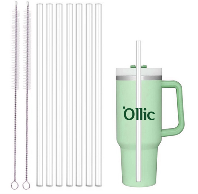 올릭 스탠리 텀블러 트라이탄 빨대 7p + 빨대 세척솔 2p 호환 887ml/1.18L, 1개