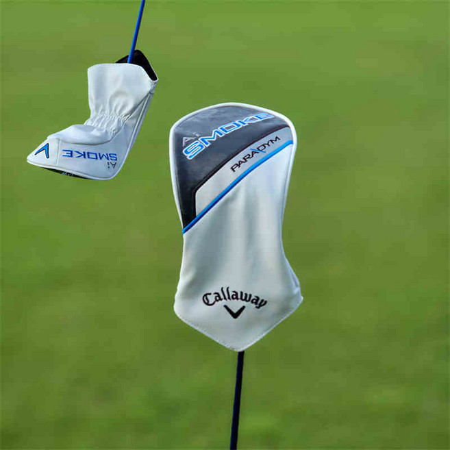 Ai Smoke 패러다임 Paradym 골프 커버 드라이버 우드 유틸리티 케이스, 1개, 화이트