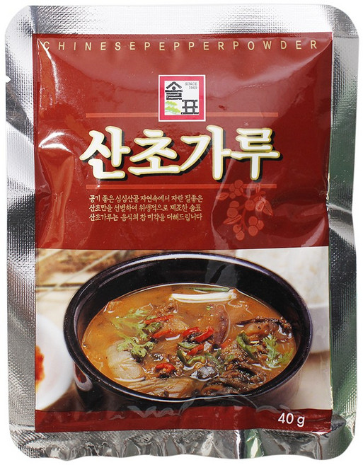 솔표 산초가루, 40g, 1개
