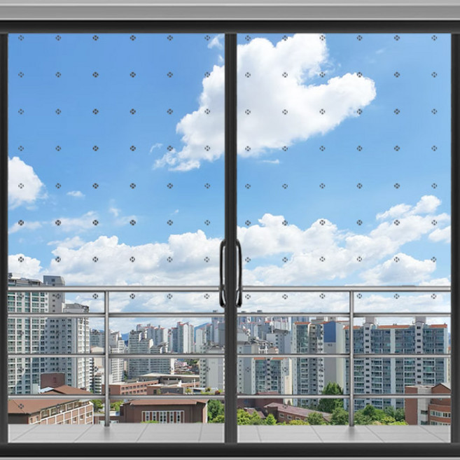 (15시이전 주문건 당일출고) 현대 조류충돌방지 필름/버드프렌드/버드가드/버드세이브/조류보호필름/새충돌방지, (폭)52cm, POV88041