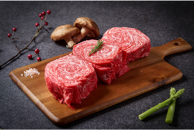 <작은식육점>영주 한우 투뿔등급 일등급 설도 불고기용 (냉동) 단품, 1등급, 1개, 300g