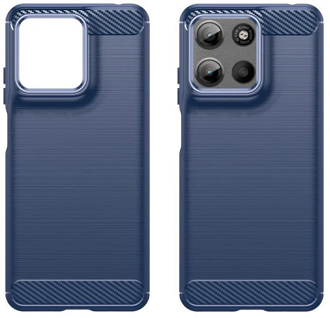 스타일러스 퓨전 네오 울트라 보호 커버 섬유 금속 자기 자동차 홀더 실리콘 케이스, 1개, 1. 파란색 / B. 모토로라 엣지 60년대