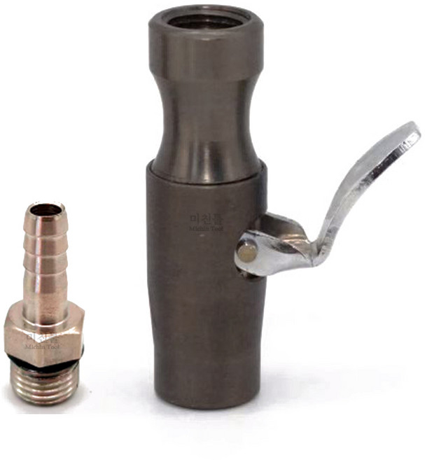 공기주입기 구찌 탈착기 집게형 에어척 8mm 타이어 정비 IST, 1개