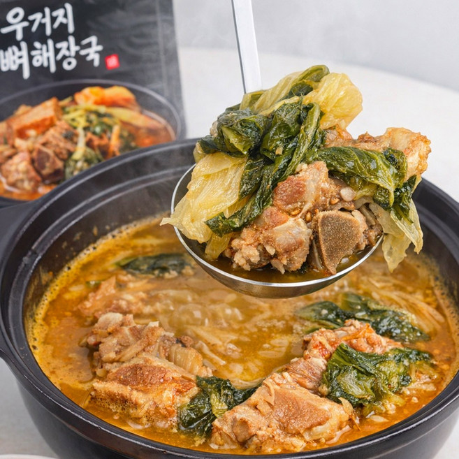 우거지 뼈 해장국 1kg 감자탕, 1개