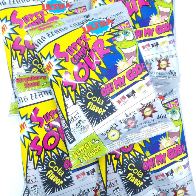 울트라 슈퍼 사워캔디, 1개, 46g