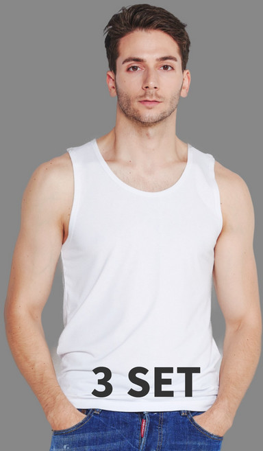 발렌티노크리스티 1+1+1 부드러운 모달 남성 스판 런닝